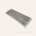 Braille Metalic Keyboard fir Informatiounskiosk